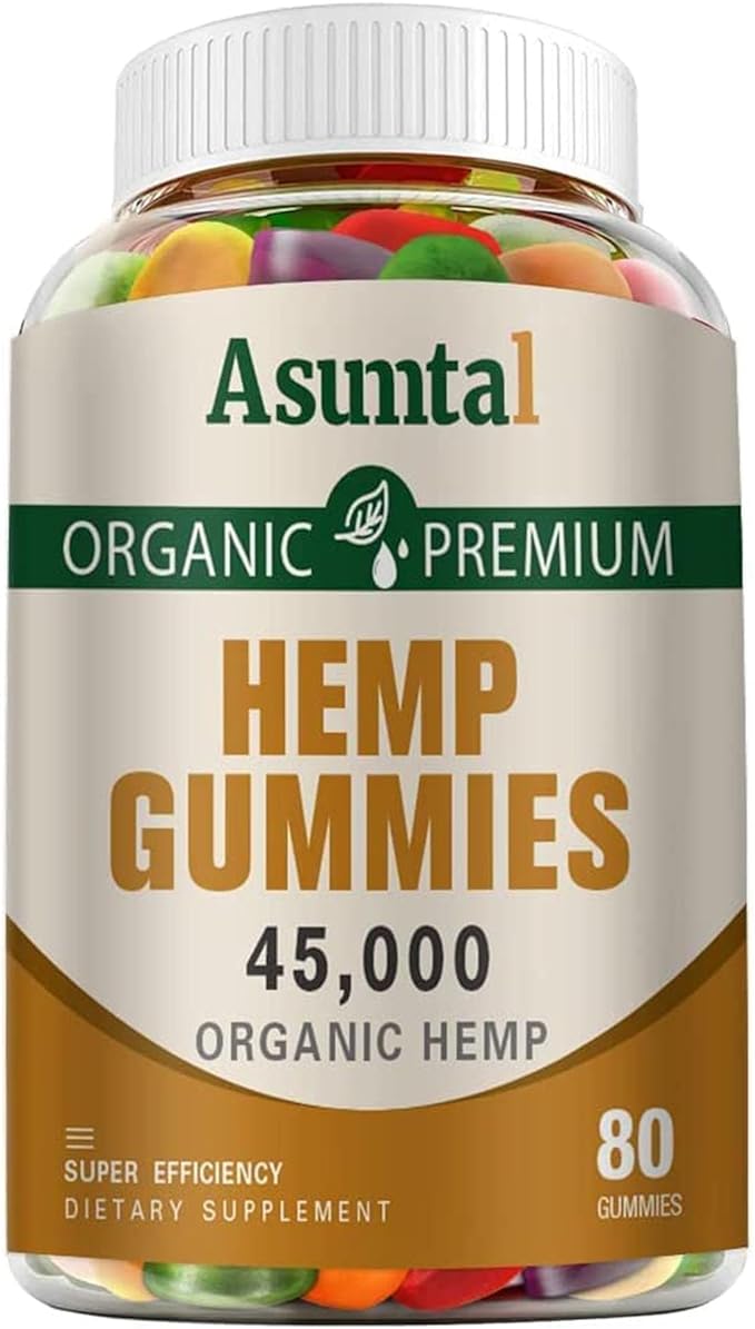 Natural Hemp Gummies Advanced Extra Strength High Potency Mood Gummies-Pain Anxiety Stress Sleep,Cornbread Cbdmd Cbdfx CBS CDB Gummy - Hemp Supplements