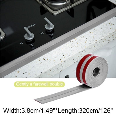 Waterproof  Oil Proof Tape Strip Kitchen Sink Paste Gap Beauty Seam Bathroom Toilet Paste Mold Tape